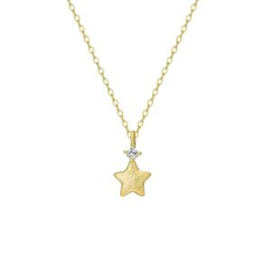 925 Sterling Silver Star Pendant Necklace