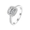 925 Silver GRA Moissanite Jewerly Ring