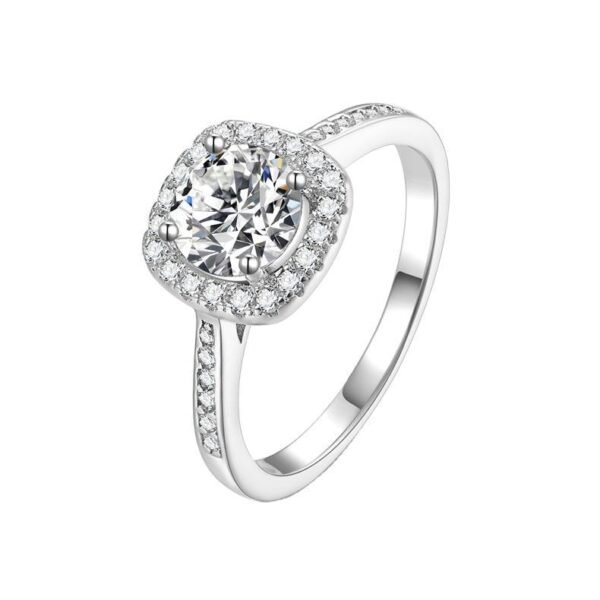 925 Silver GRA Moissanite Jewerly Ring