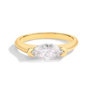 925 Silver 5A Cubic Zirconia Marquise Ring