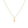 925 Silver Cubic Zirconia Cross Necklace
