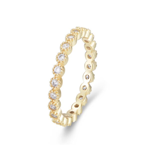 925 Silver Cubic Zirconia Dainty Ring