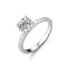925 Silver 1ct 2ct 3ct Moissanite Ring