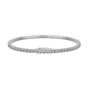 925 Silver Cubic Zirconia Tennis Bracelet
