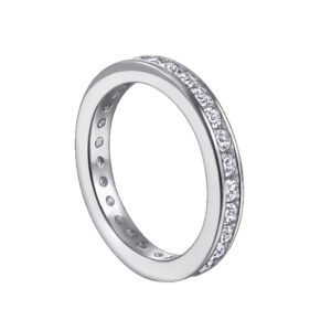 925 Sterling Silver Moissanite Ring