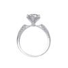 925 Sterling Silver 1ct Moissanite Ring