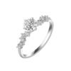 925 Sterling Silver 1ct Moissanite Ring