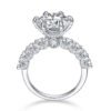 925 Silver 3ct Moissanite Wedding Ring