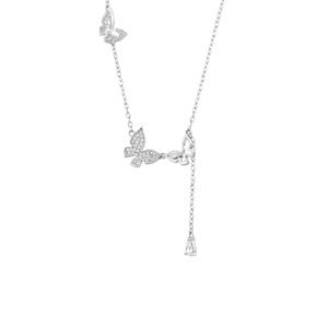 925 Sterling Silver Butterfly Necklace