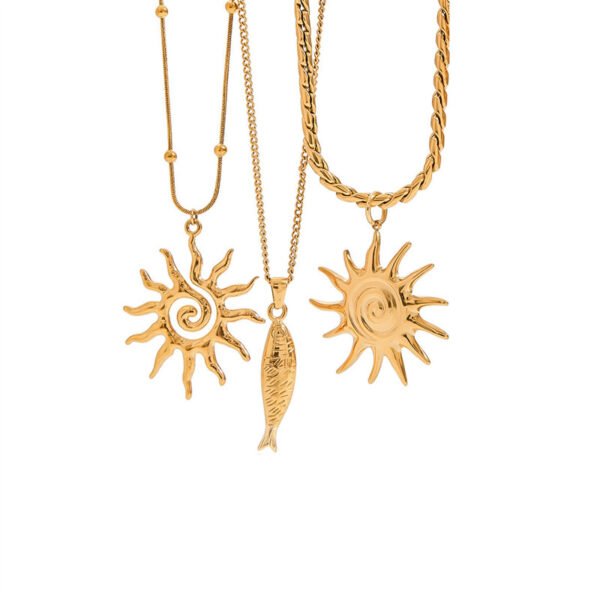 Sun Starfish Pendant