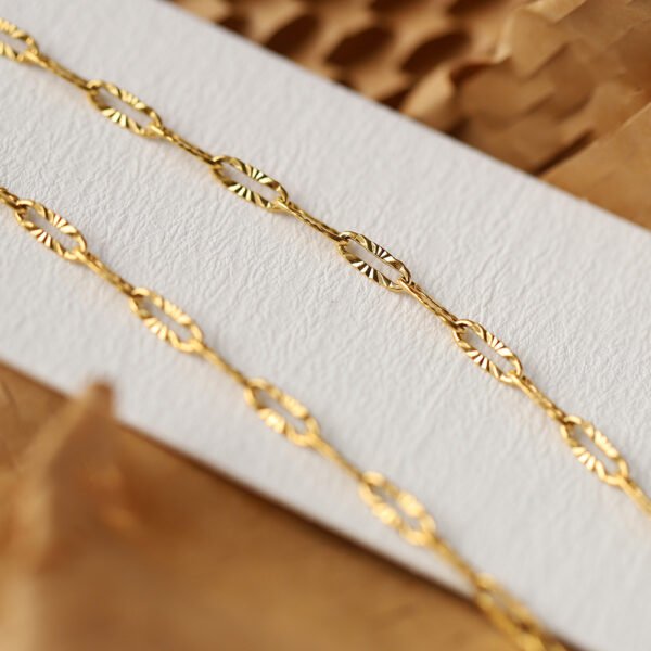 Stainless Steel Paperclip Chain Necklace