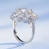 925 Sterling Silver 5ct Moissanite Wedding Ring