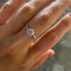 925 Sterling Silver 1ct Moissanite Ring