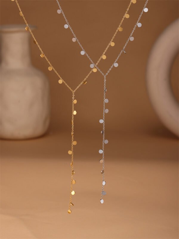 Stainless Steel Y Shaped Necklace