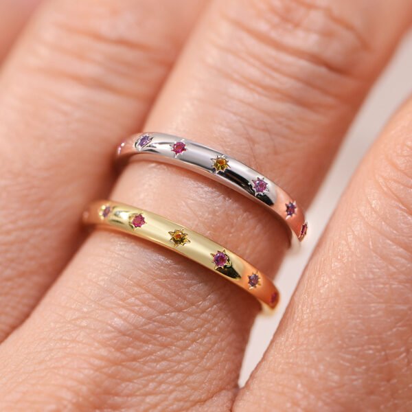 925 Silver Star of David Ring