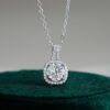 925 Sterling Silver 1ct Moissanite Necklace