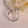 925 Sterling Silver 1ct Moissanite Ring