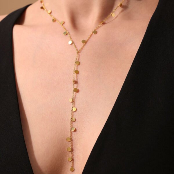 Stainless Steel Y Shaped Necklace