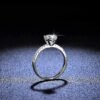 925 Silver 1ct 2ct 3ct Moissanite Ring