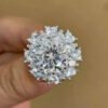 925 Sterling Silver 5ct Moissanite Wedding Ring