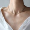 Stainless Steel Wave Choker Necklace