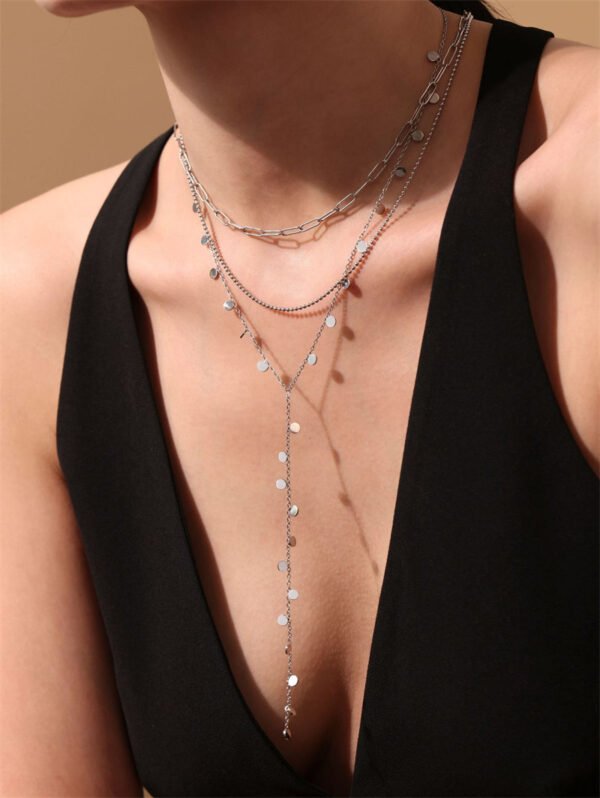 Stainless Steel Y Shaped Necklace