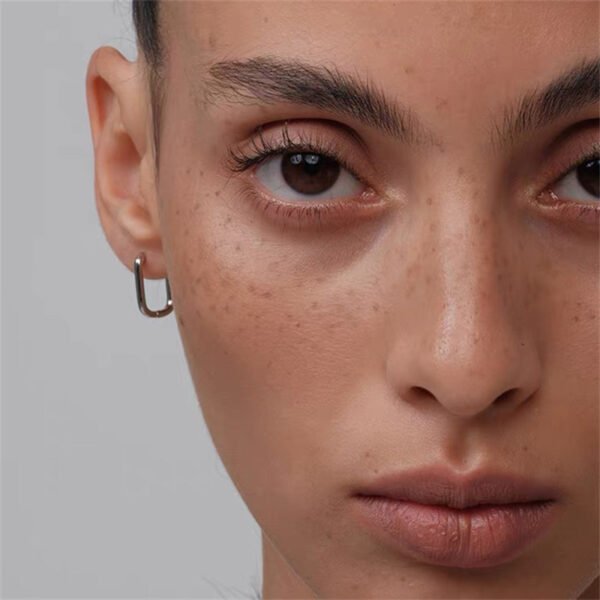 Brass Huggies Hoop Earrings