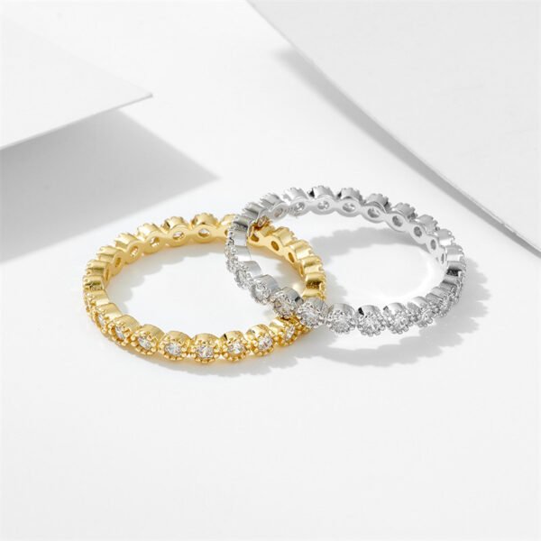 925 Silver Cubic Zirconia Dainty Ring