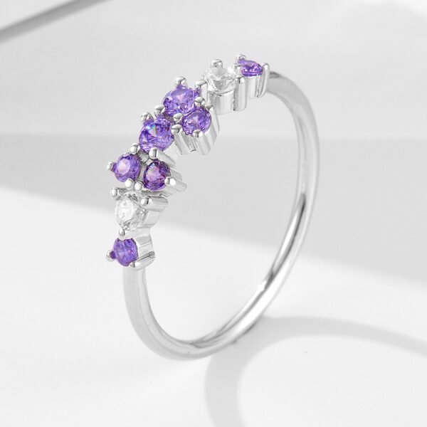 925 Silver Emerald Cubic Zirconia Ring