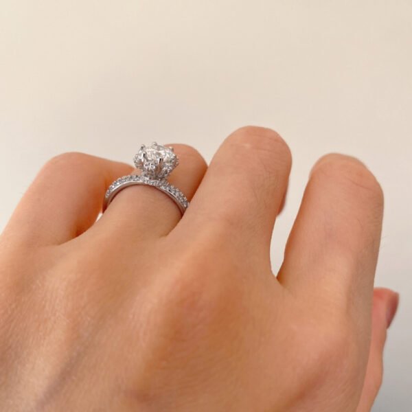 Moissanite Engagement Ring