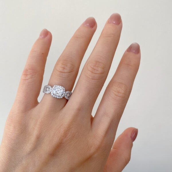 925 Sterling Silver Moissanite Rings