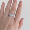 Moissanite 5 Stone Ring
