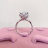 925 Silver 1ct 2ct 3ct Moissanite Engagement Ring