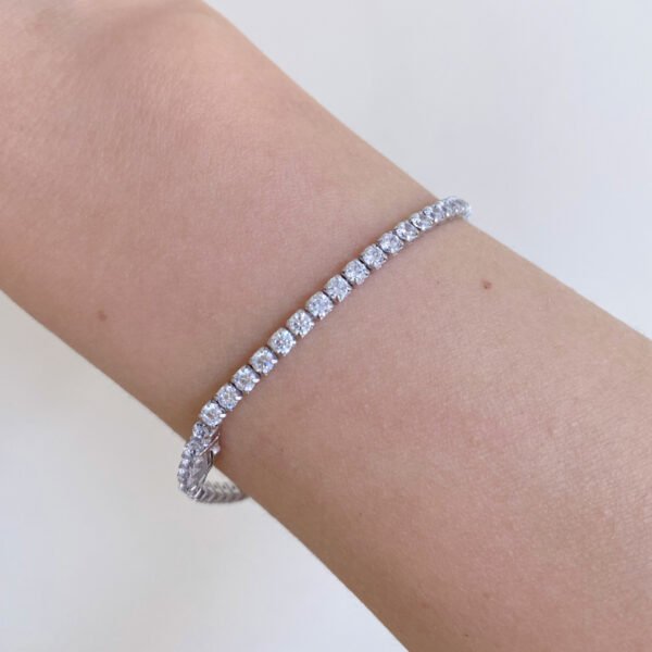 925 Silver Cubic Zirconia Tennis Bracelet