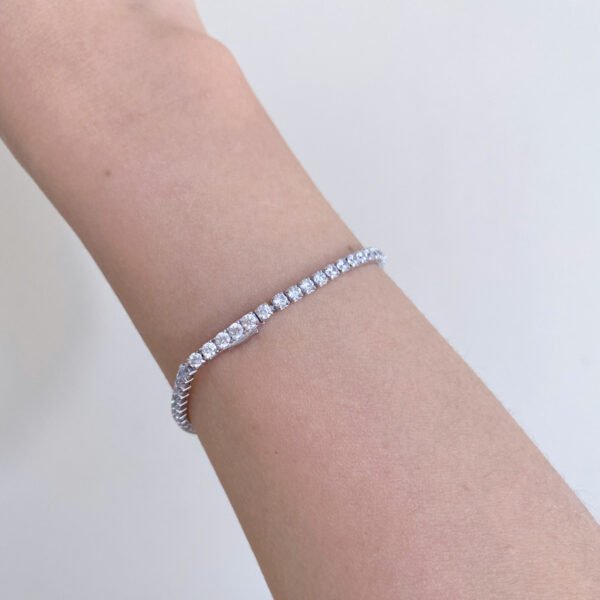 925 Silver Cubic Zirconia Tennis Bracelet
