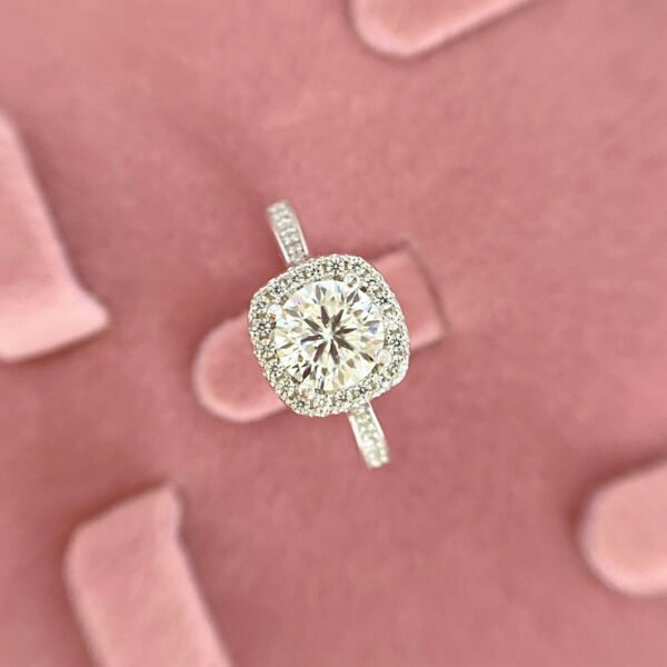 925 Silver GRA Moissanite Jewerly Ring