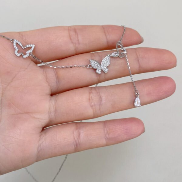 925 Sterling Silver Butterfly Necklace