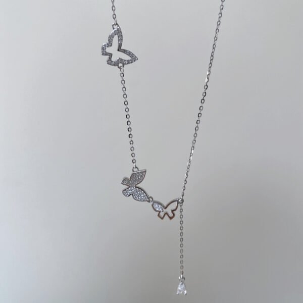925 Sterling Silver Butterfly Necklace