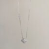 925 Silver Four-leaf Clover Cubic Zirconia Necklace