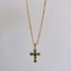 Zirconia Cross Necklace