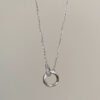 925 Silver FALL IN LOVE Couple Necklace
