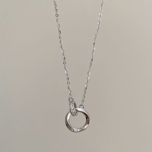 925 Silver FALL IN LOVE Couple Necklace