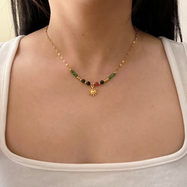 Sun Pendant Necklace