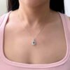 Teardrop Pendant Necklace