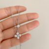 Silver Clover Necklace