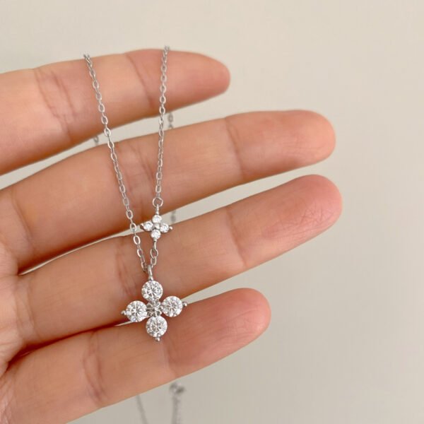 Silver Clover Necklace