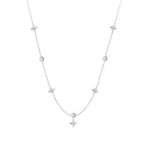 925 Sterling Silver Clover Necklace