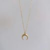 925 Sterling Silver Moon Necklace