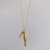 Stainless Steel Double Fish Necklace